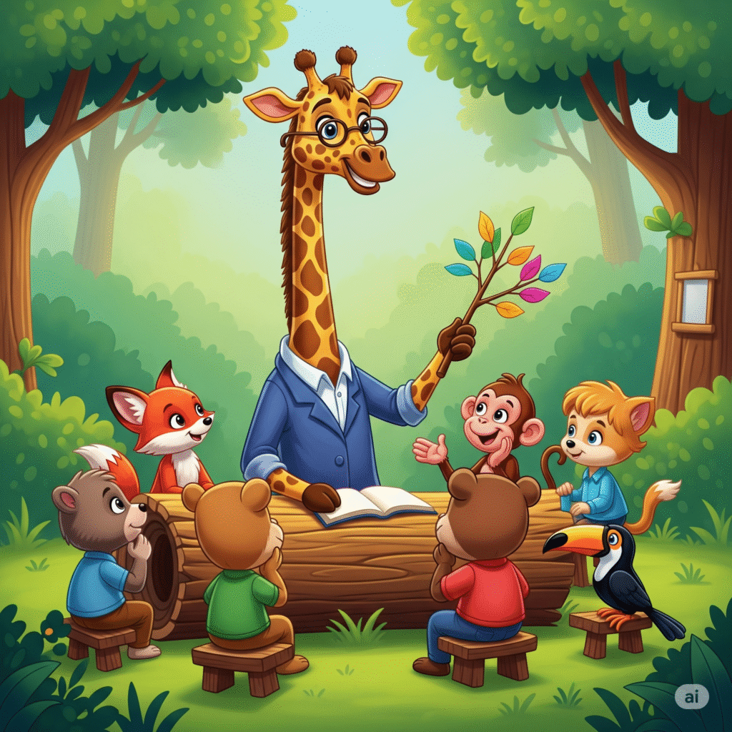 Lớp học hươu cao cổ end